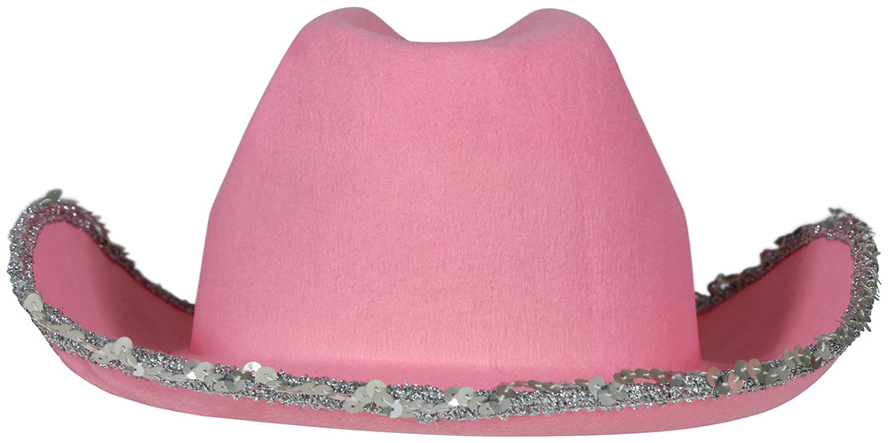 PINK FELT COWBOY HAT, CHILDREN