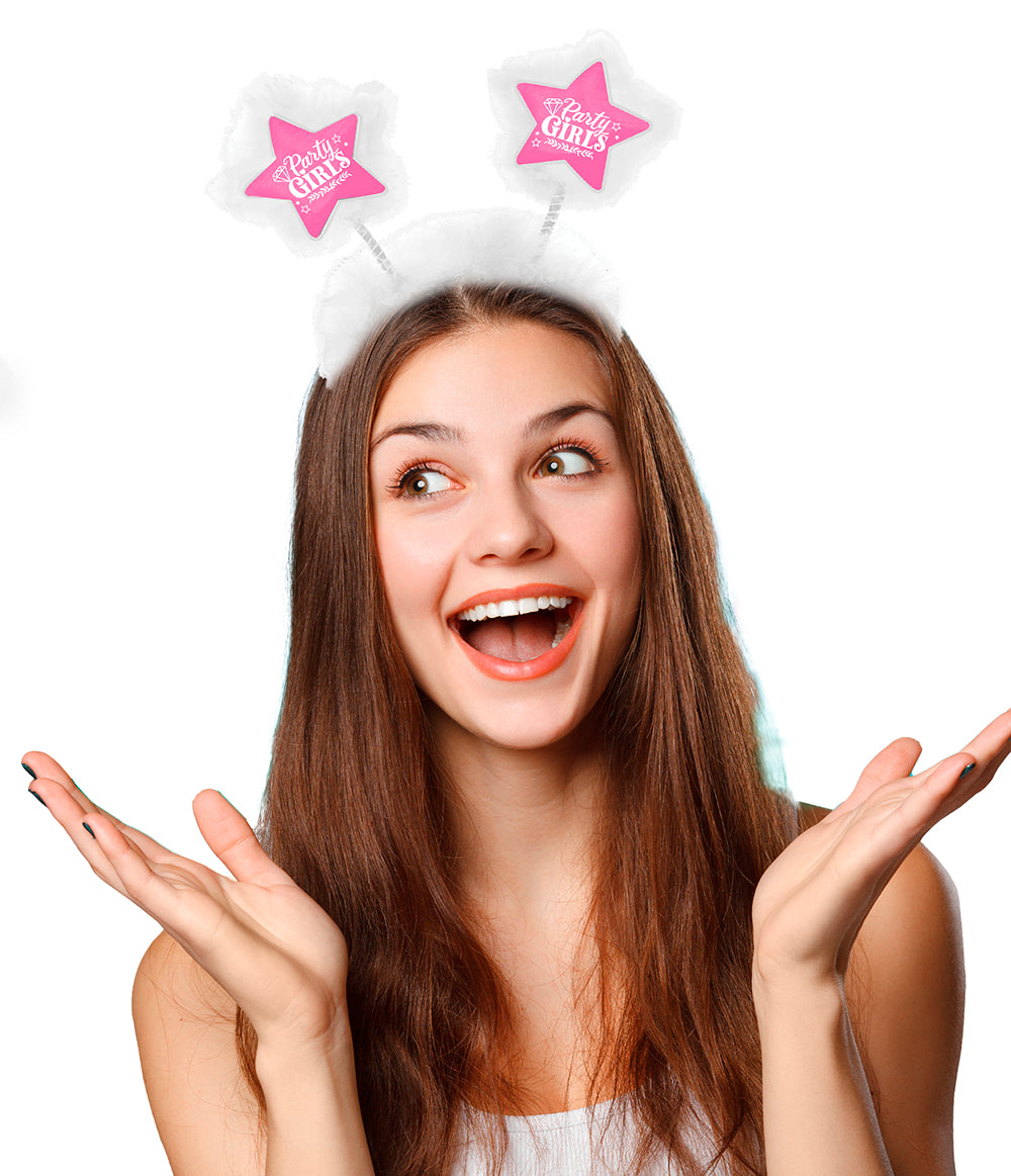 PARTY GIRLS HEADBAND WITH MARABOU