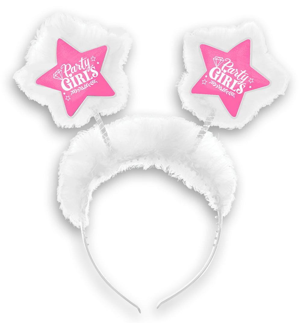 PARTY GIRLS HEADBAND WITH MARABOU