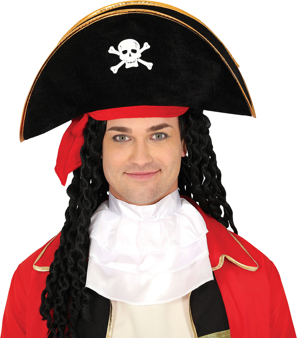 VELVET PIRATE HAT, ADULTS