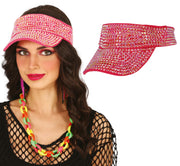 VISOR WITH RHINESTONES