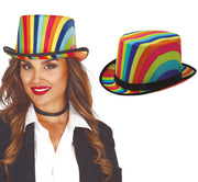 MULTICOLOUR CLOTH TOP HAT