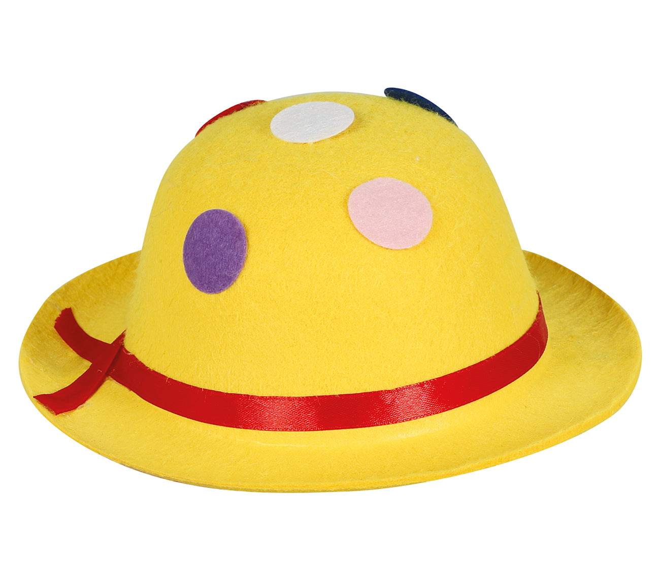 ASSORTED MINI FELT CLOWN BOWLER HATS