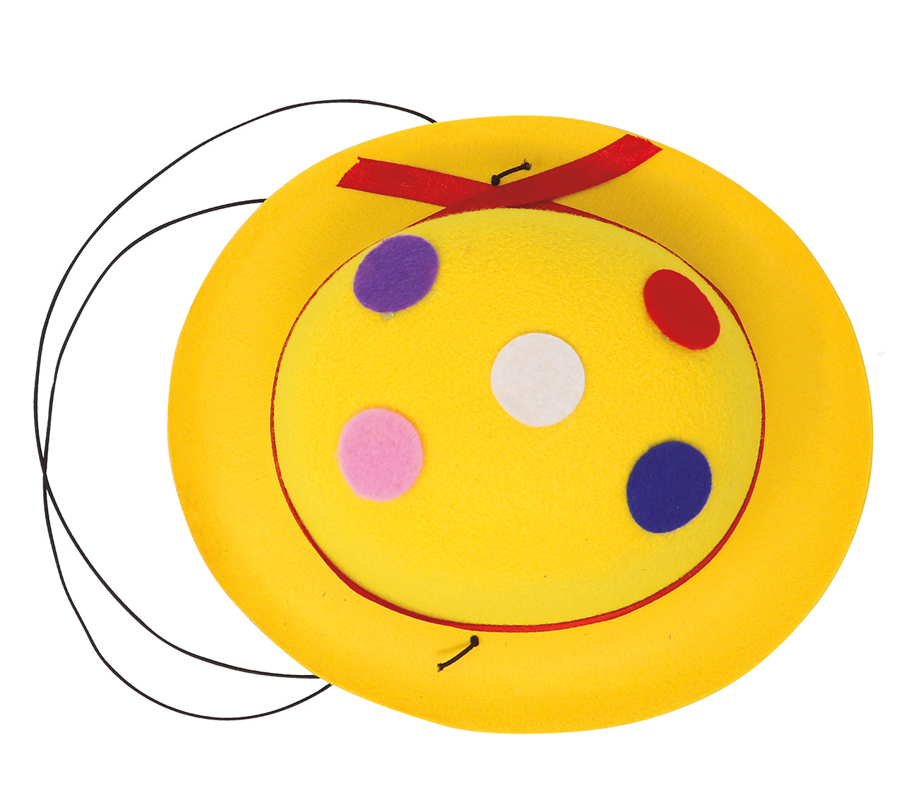 ASSORTED MINI FELT CLOWN BOWLER HATS