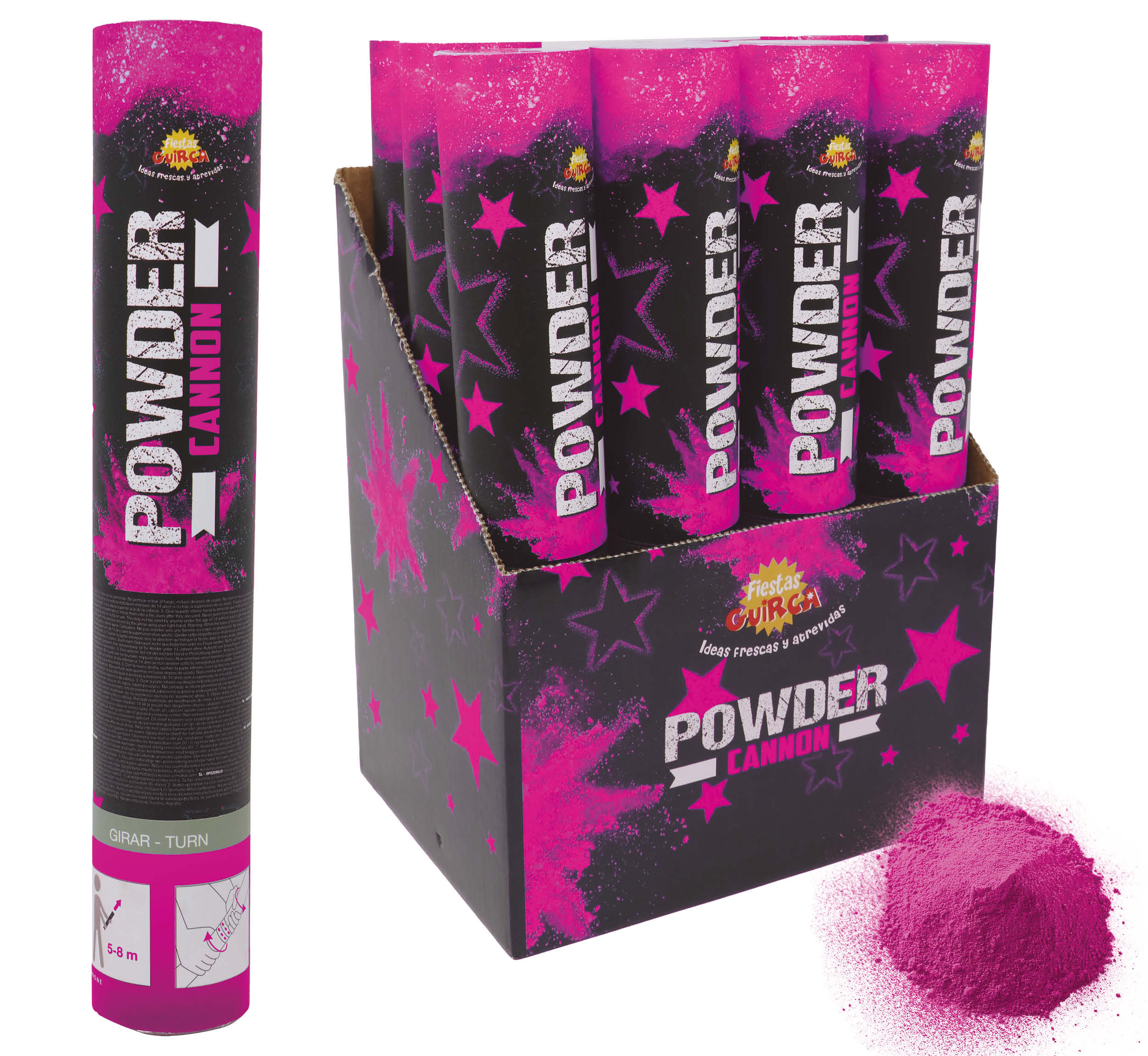 CANNON OF 30 CMS. WITH 30 GR. POWDER FUCSIA – Fancy Dress Town