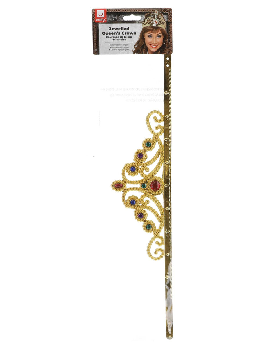Jewelled Queen's Crown, Mixed Colours - 3