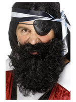 Deluxe Pirate Beard, Black - 1
