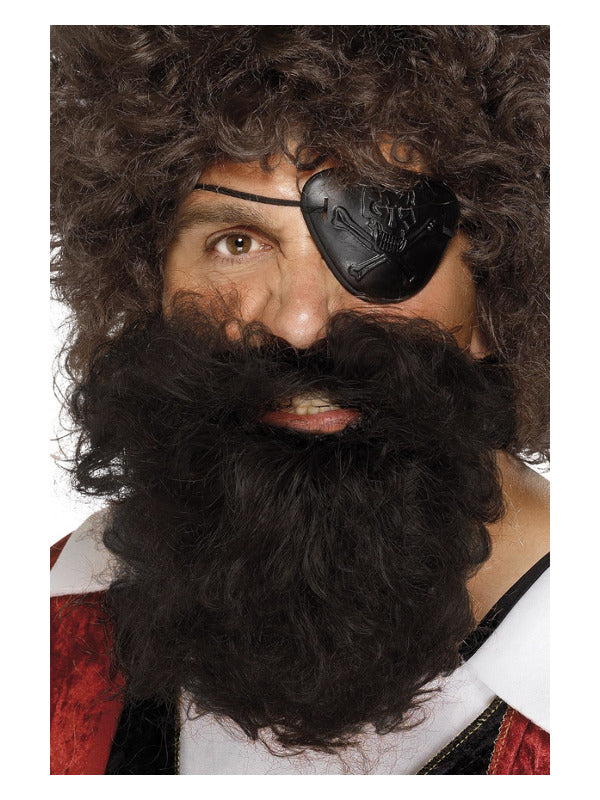 Deluxe Pirate Beard, Brown - 2