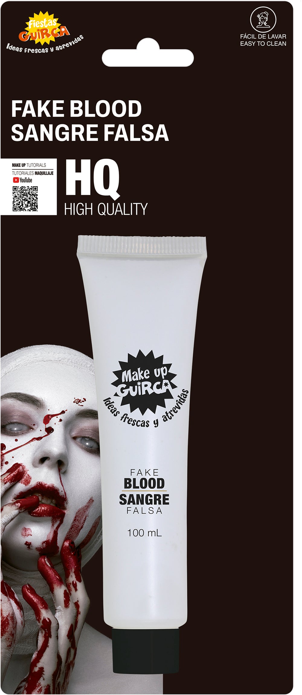 TUBE WASHABLE BLOOD 100 ML, HIGH QUALITY