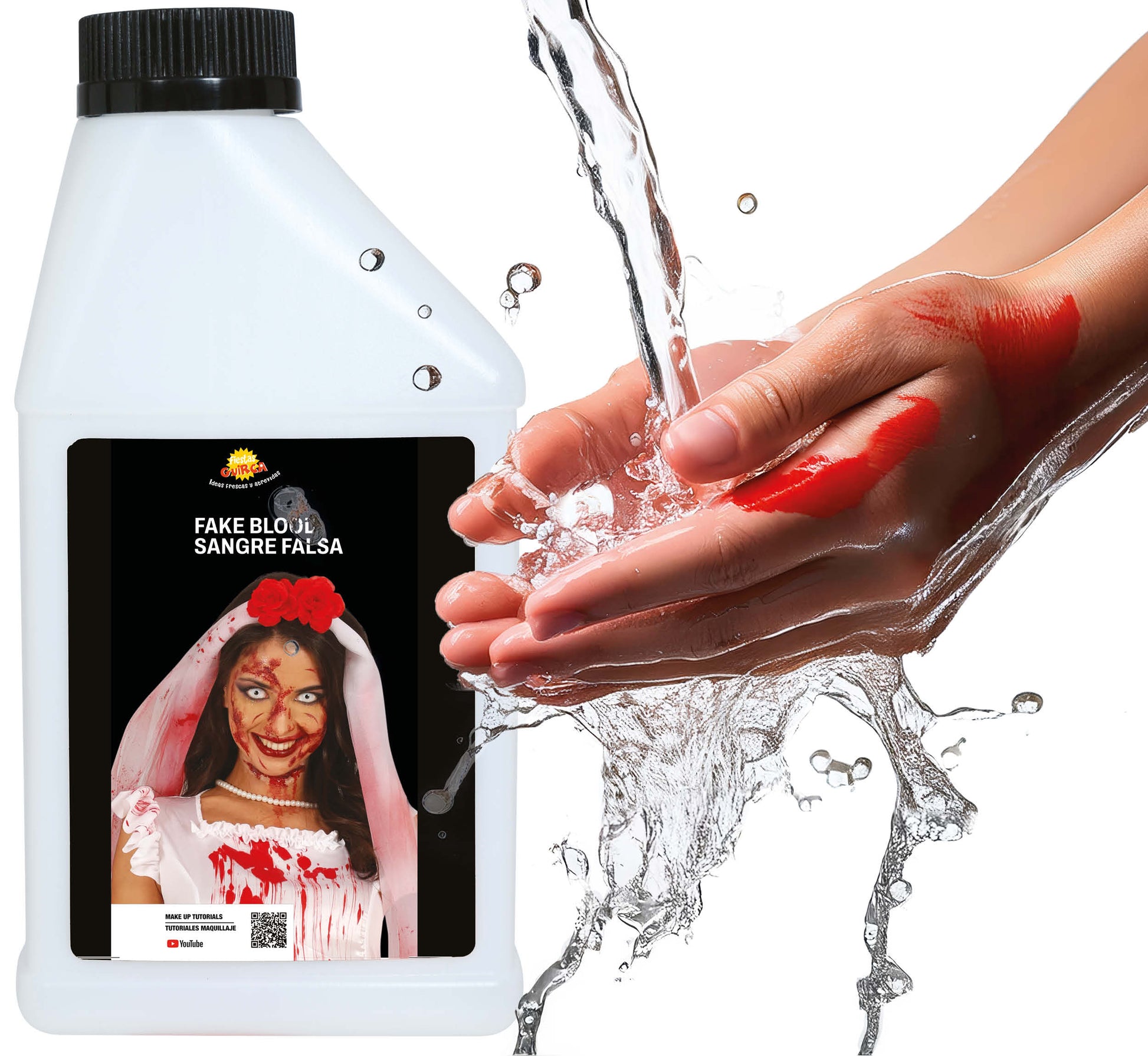 WASHABLE BLOOD 1 LITER BOTTLE, HIGH QUALITY