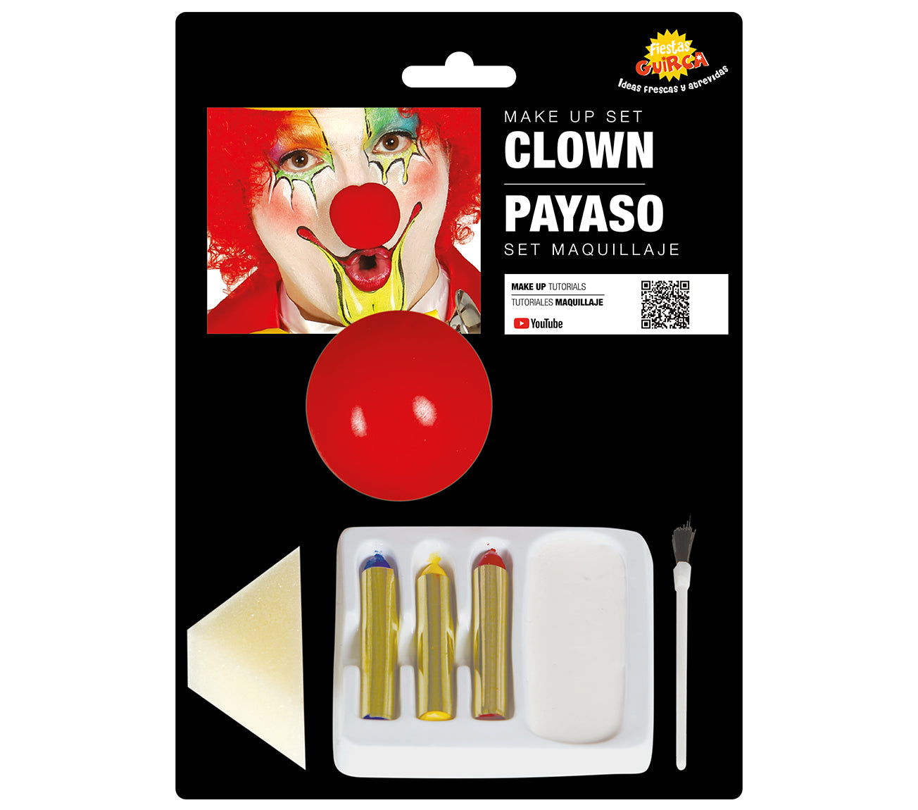 BLISTER PACK: CLOWN MAKEUP