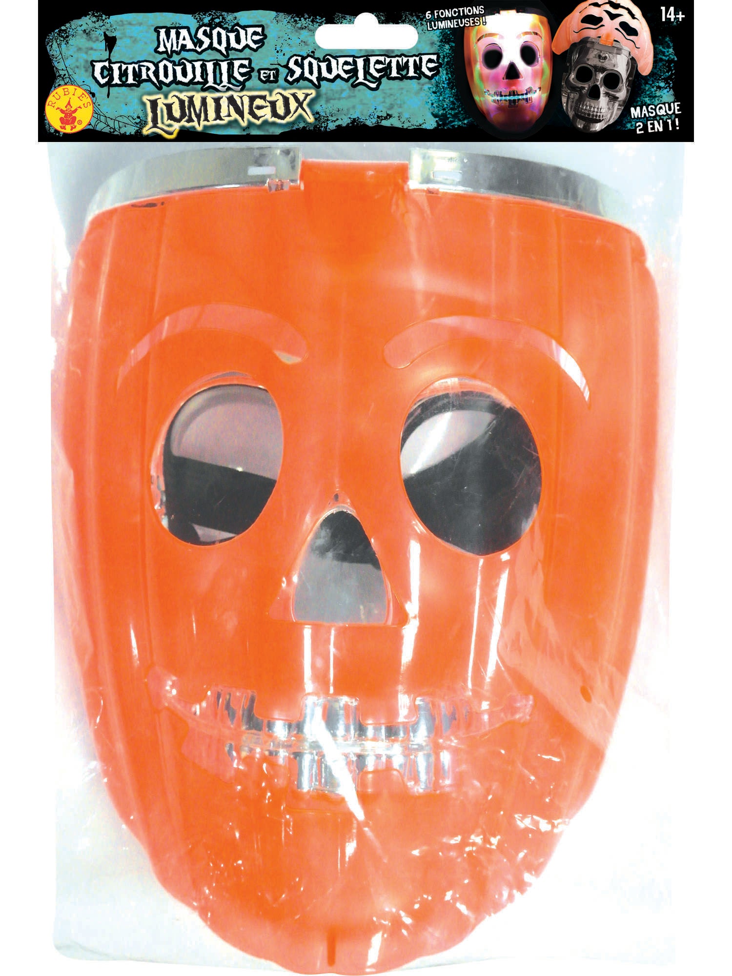 GLOW IN THE DARK PUMPKIN MASK 5