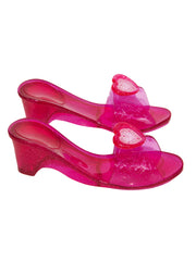 Pink Jelly Shoes 1