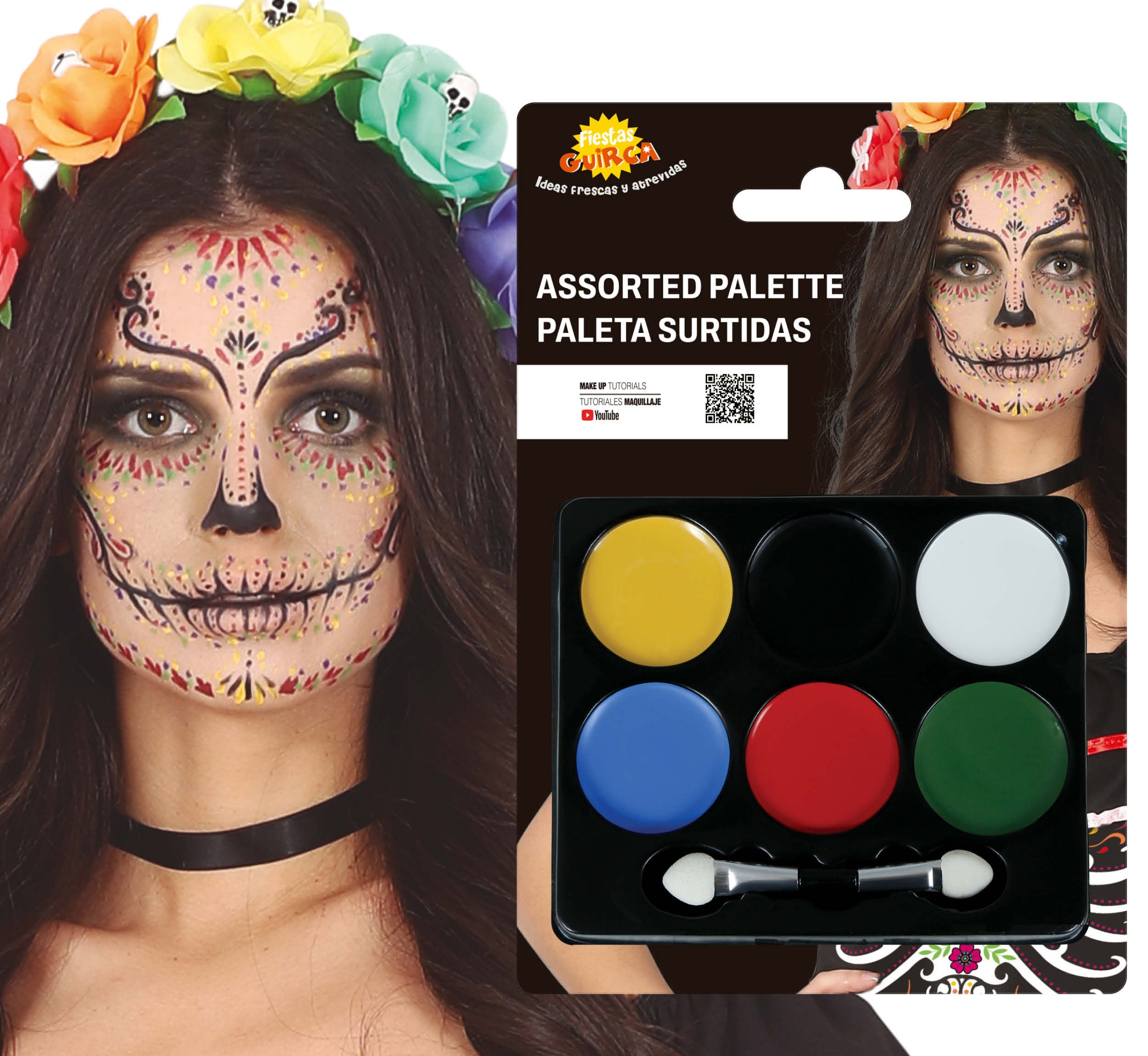 6 COLOURS MAKE UP PALLETTE