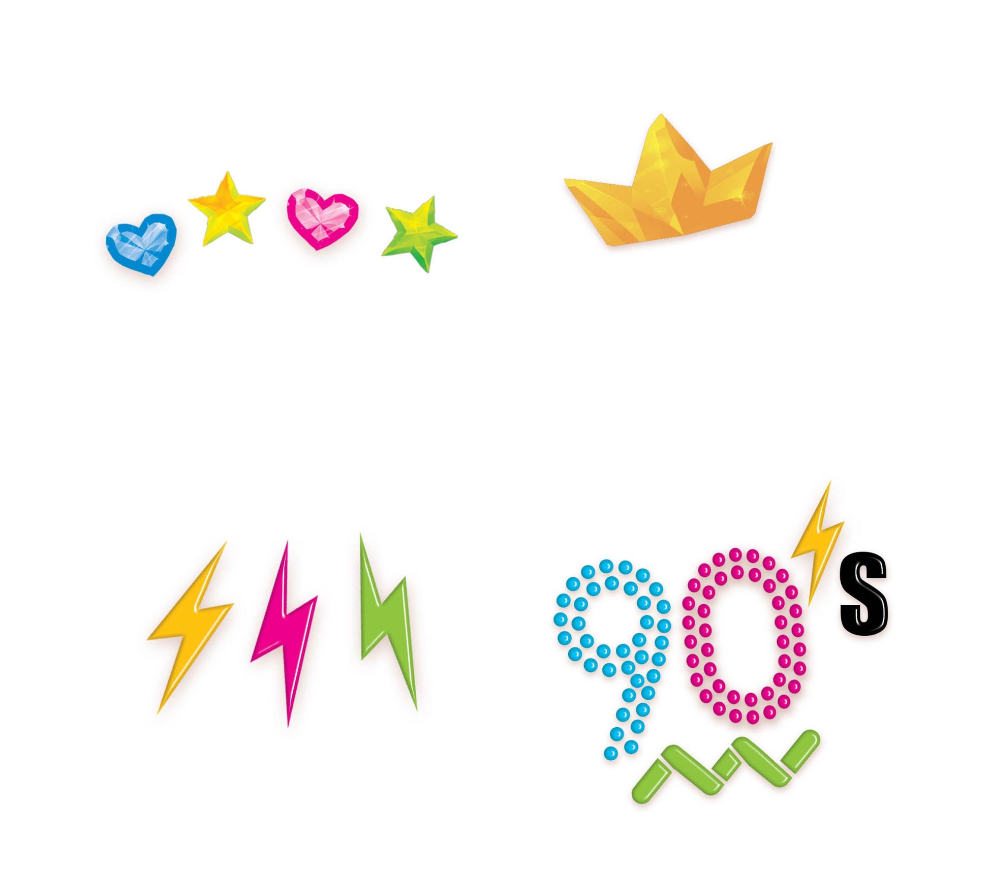 90S FACE JEWELS