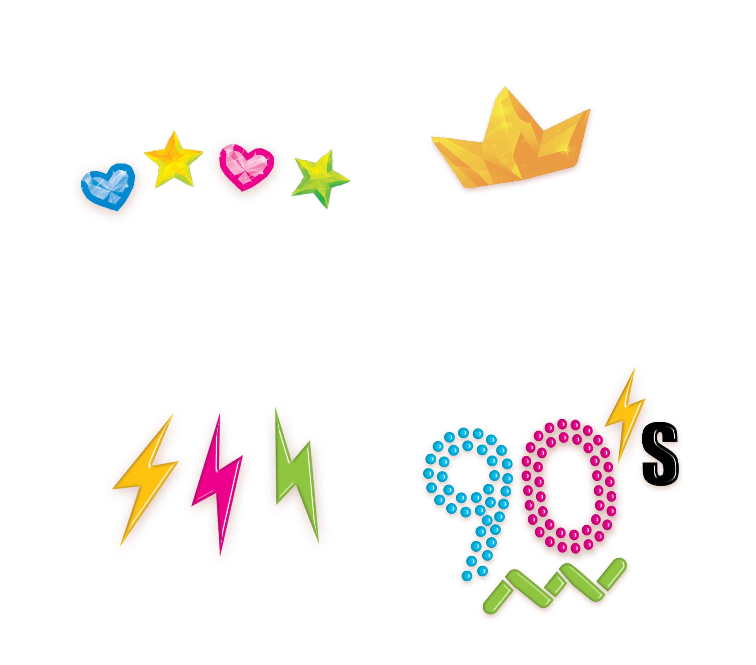 90S FACE JEWELS