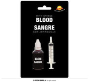 BLOOD WITH SYRINGE