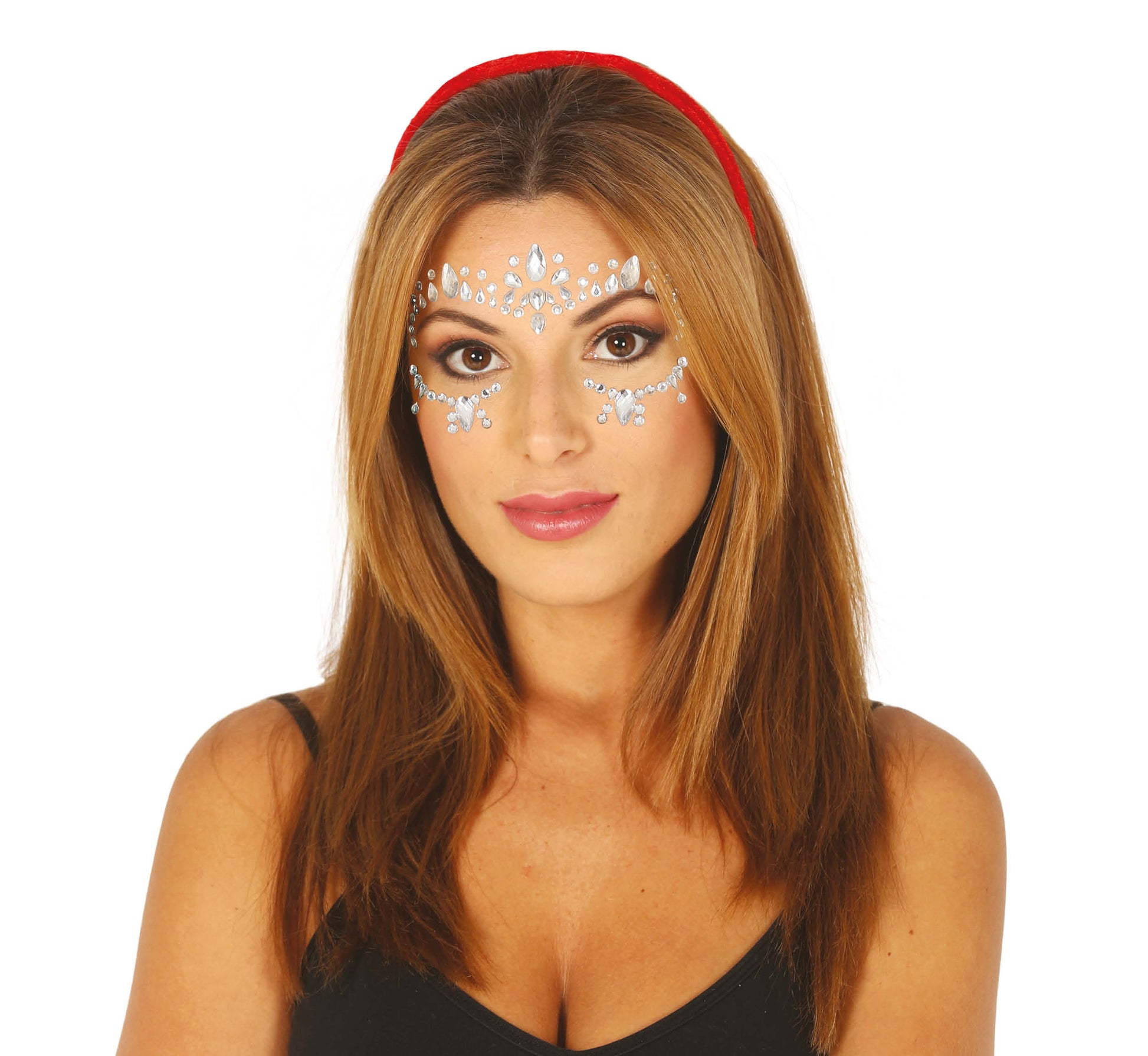 SILVER ADHESIVE FACE JEWELLERY