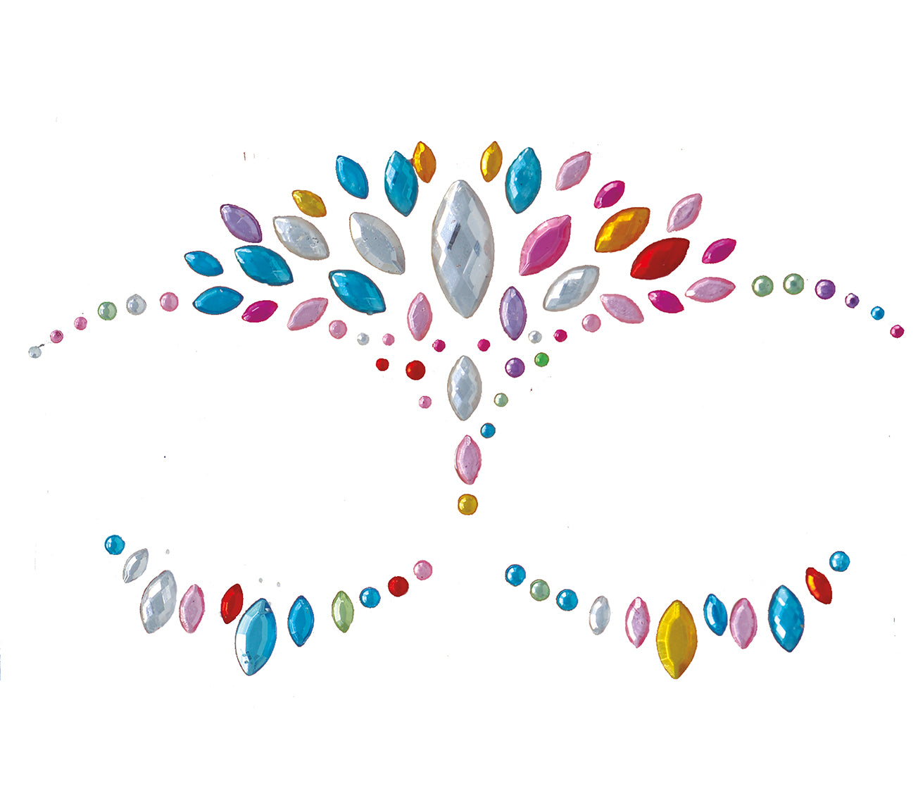 ADHESIVE FACIAL JEWELLERY COLOURS