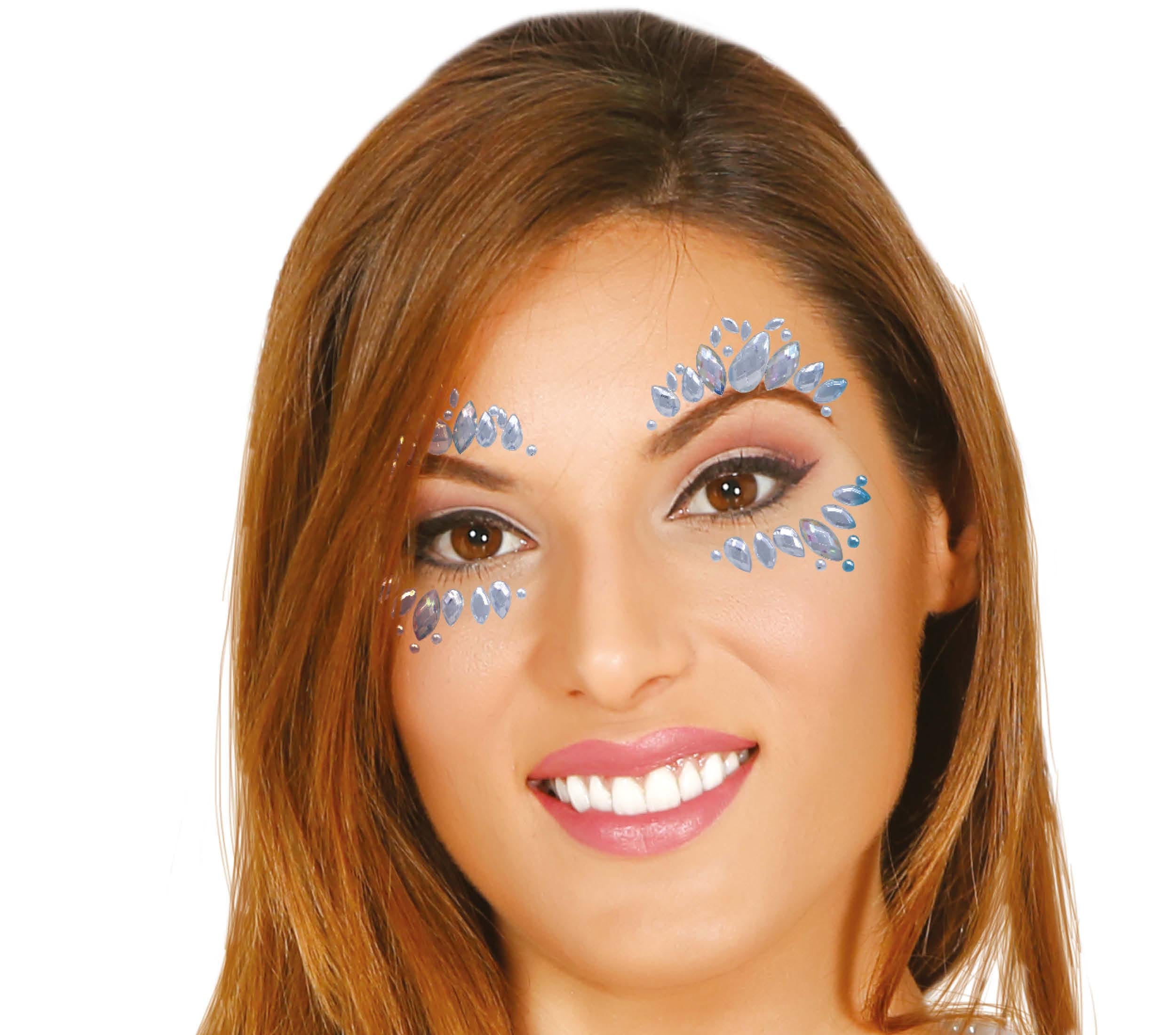 SILVER ADHESIVE FACE JEWELLERY