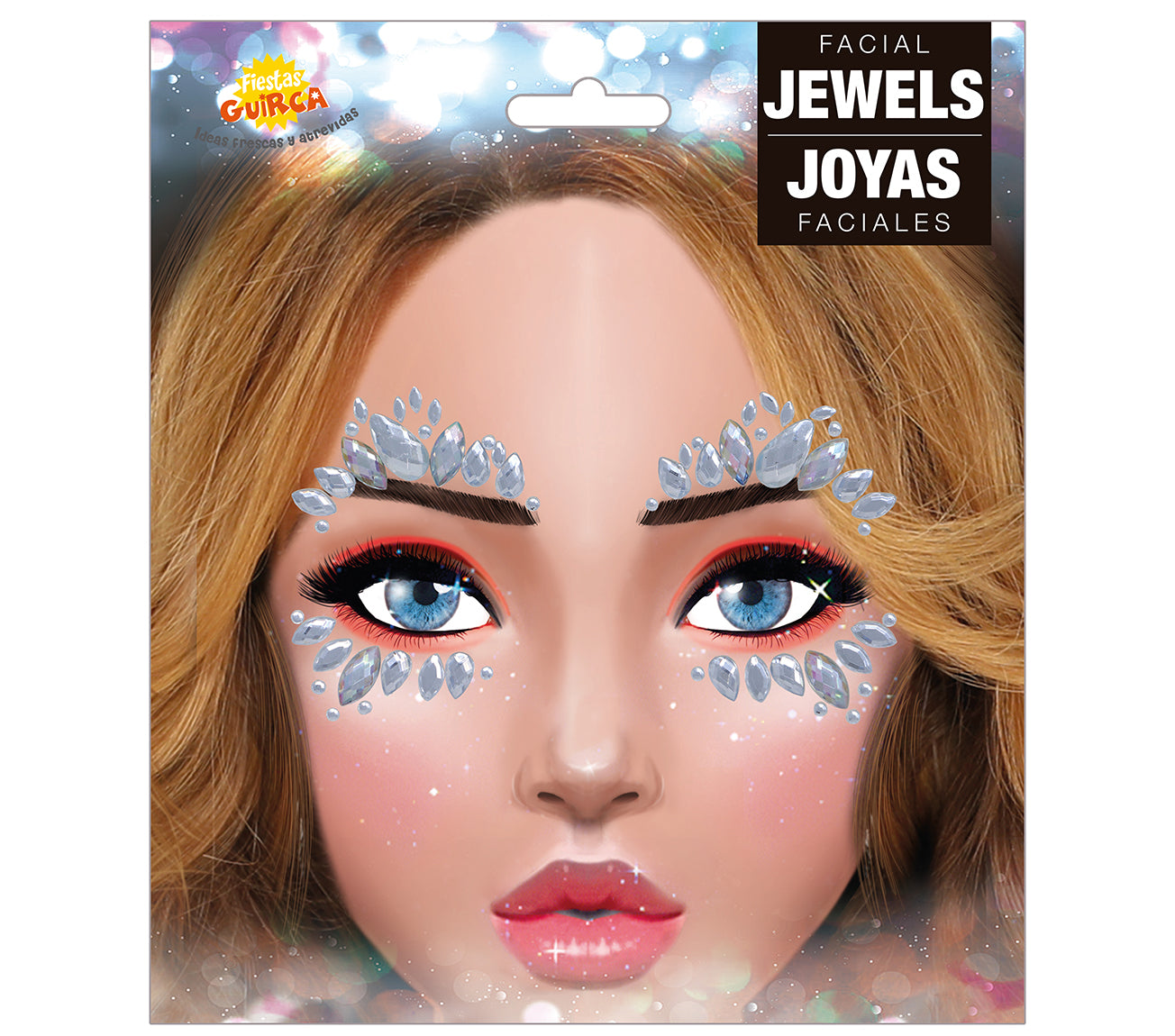 SILVER ADHESIVE FACE JEWELLERY