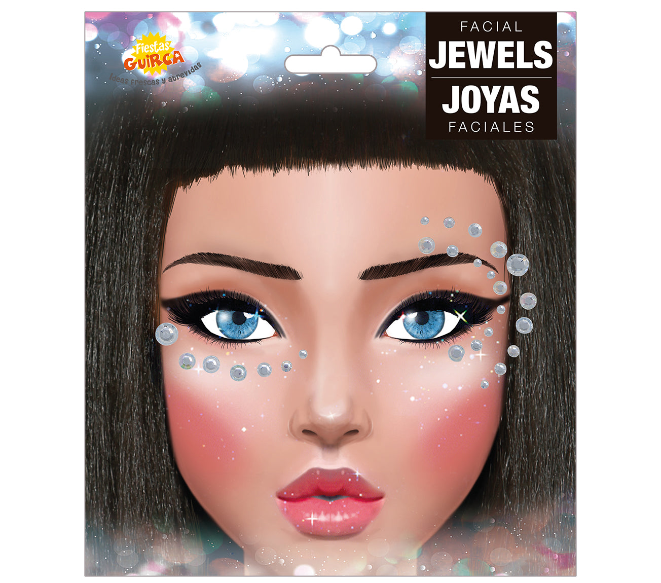 SILVER ADHESIVE FACE JEWELLERY