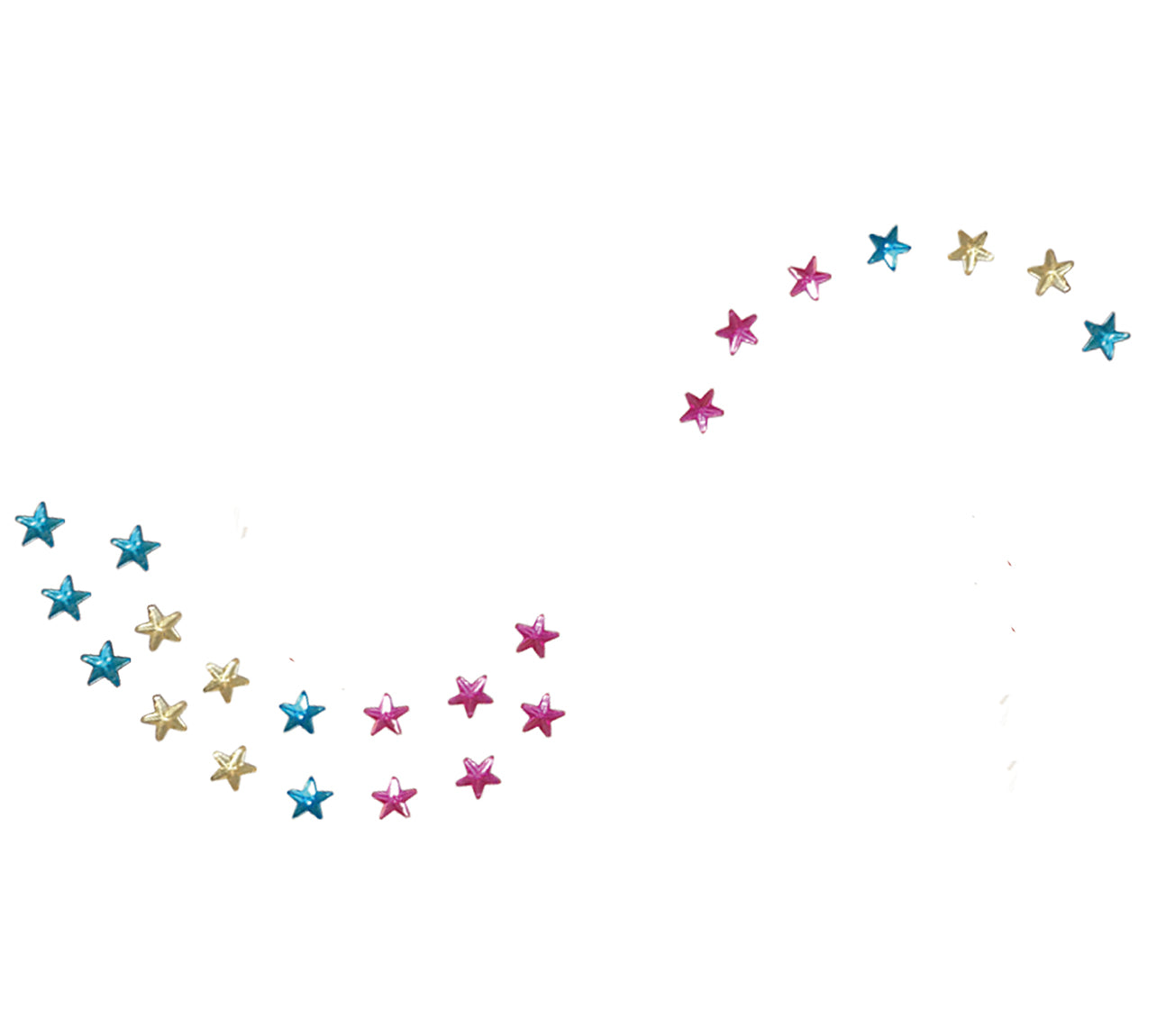ADHESIVE STAR FACE JEWELLERY