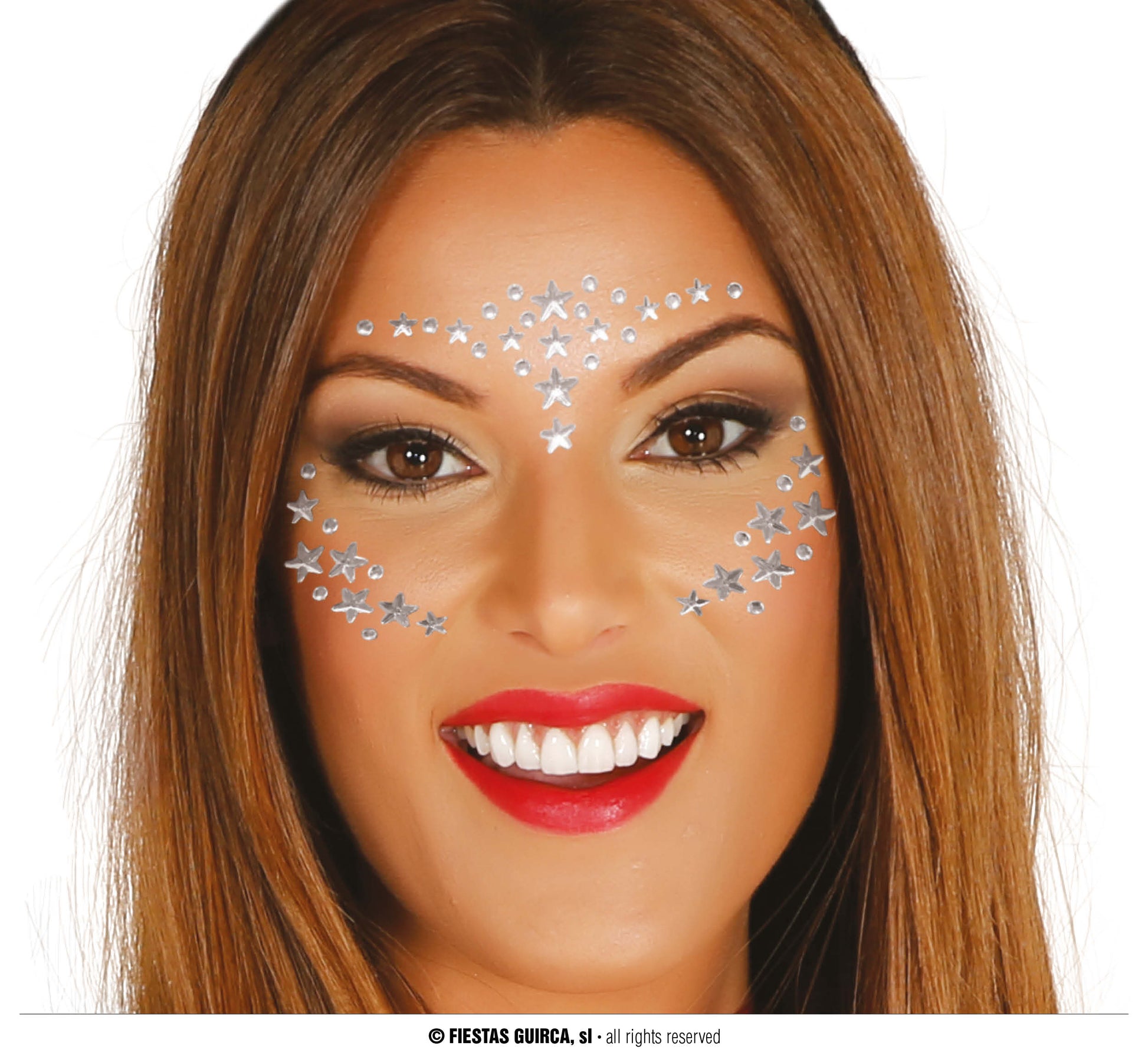 ADHESIVE STAR FACE JEWELLERY