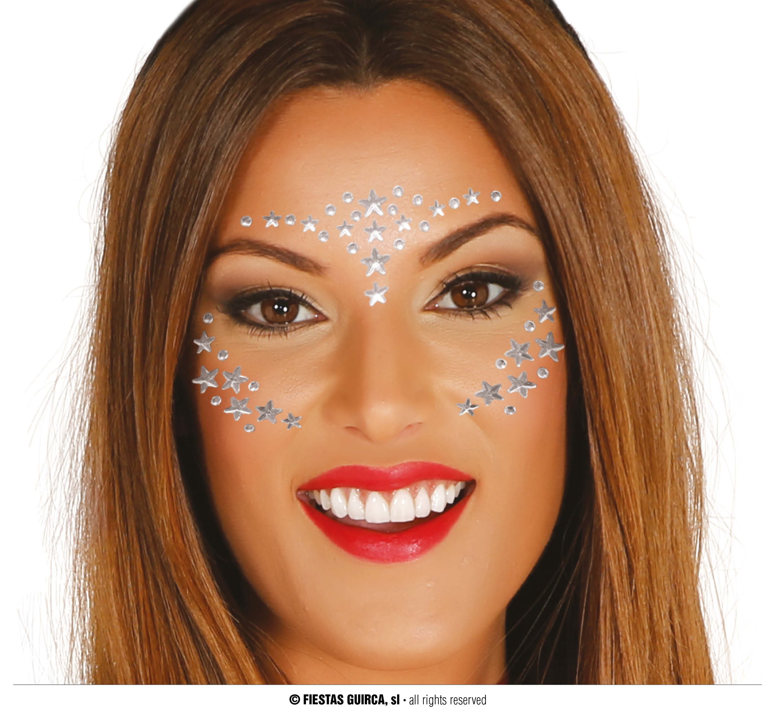 ADHESIVE STAR FACE JEWELLERY