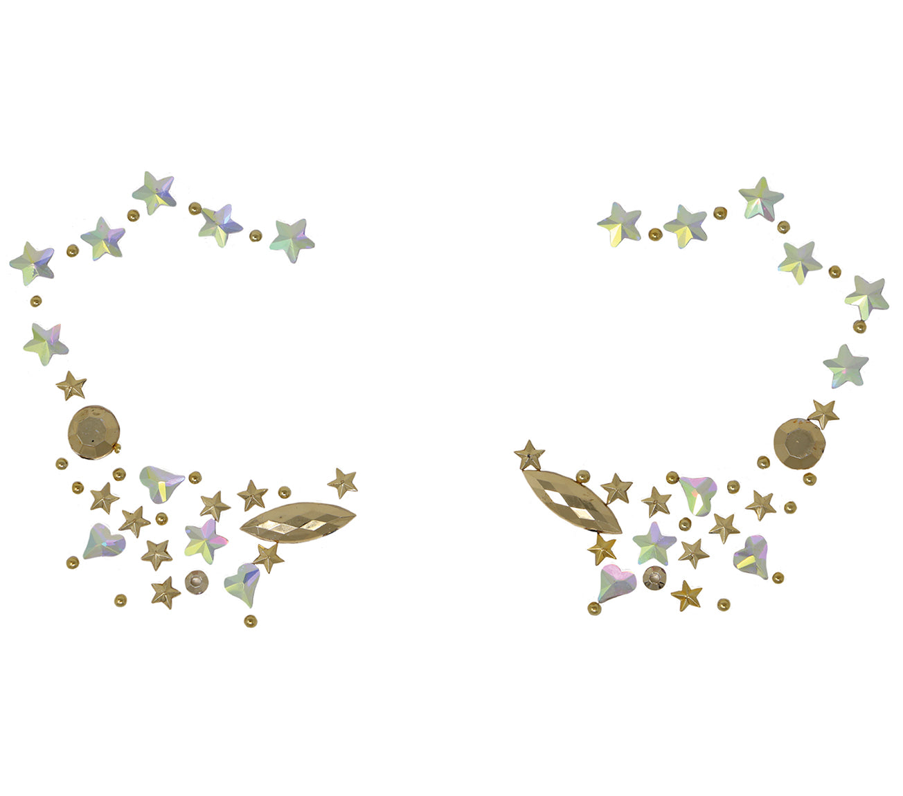 ADHESIVE STAR FACE JEWELLERY