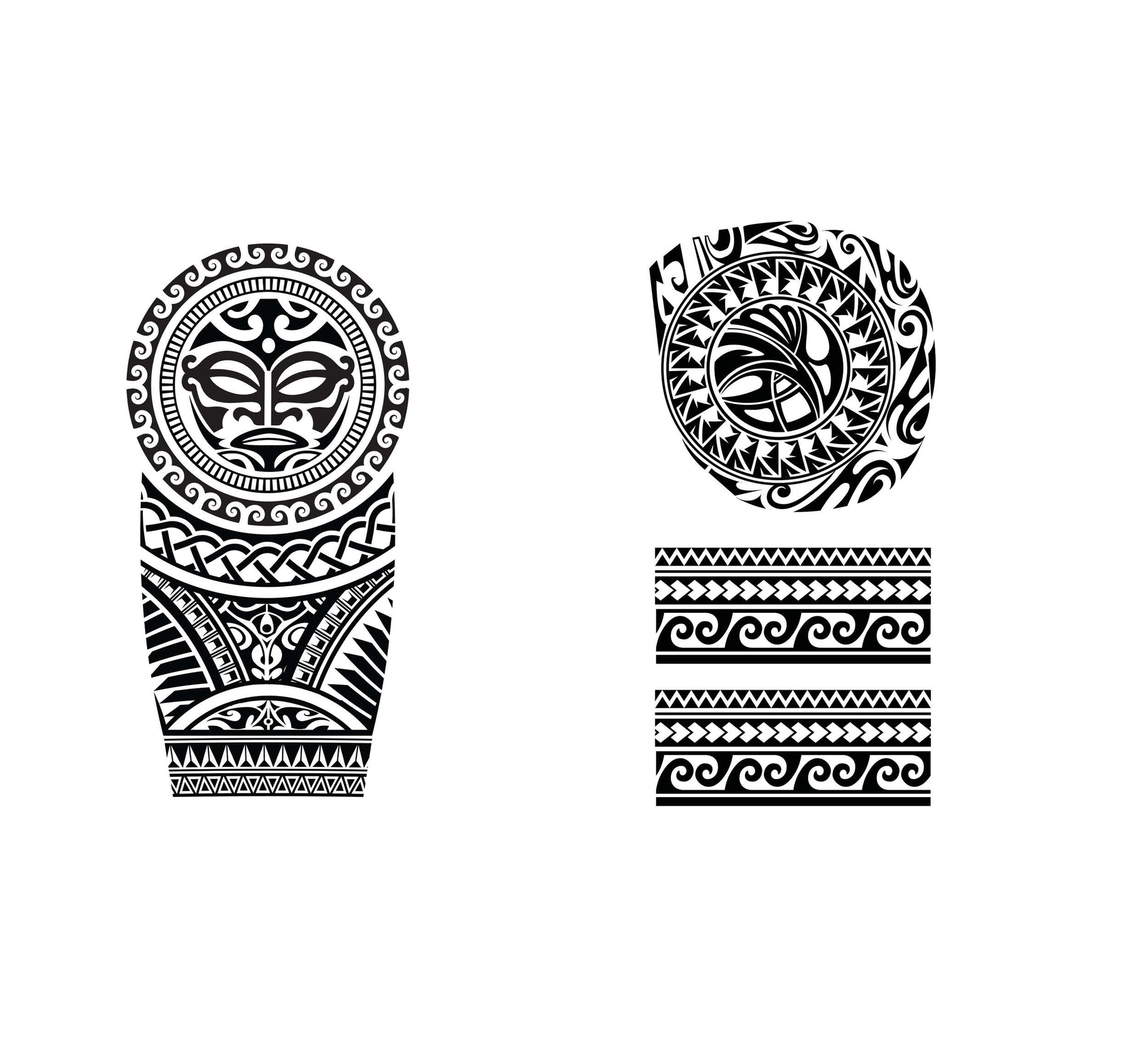 TATTOOS MAORIES, 14X30 CMS