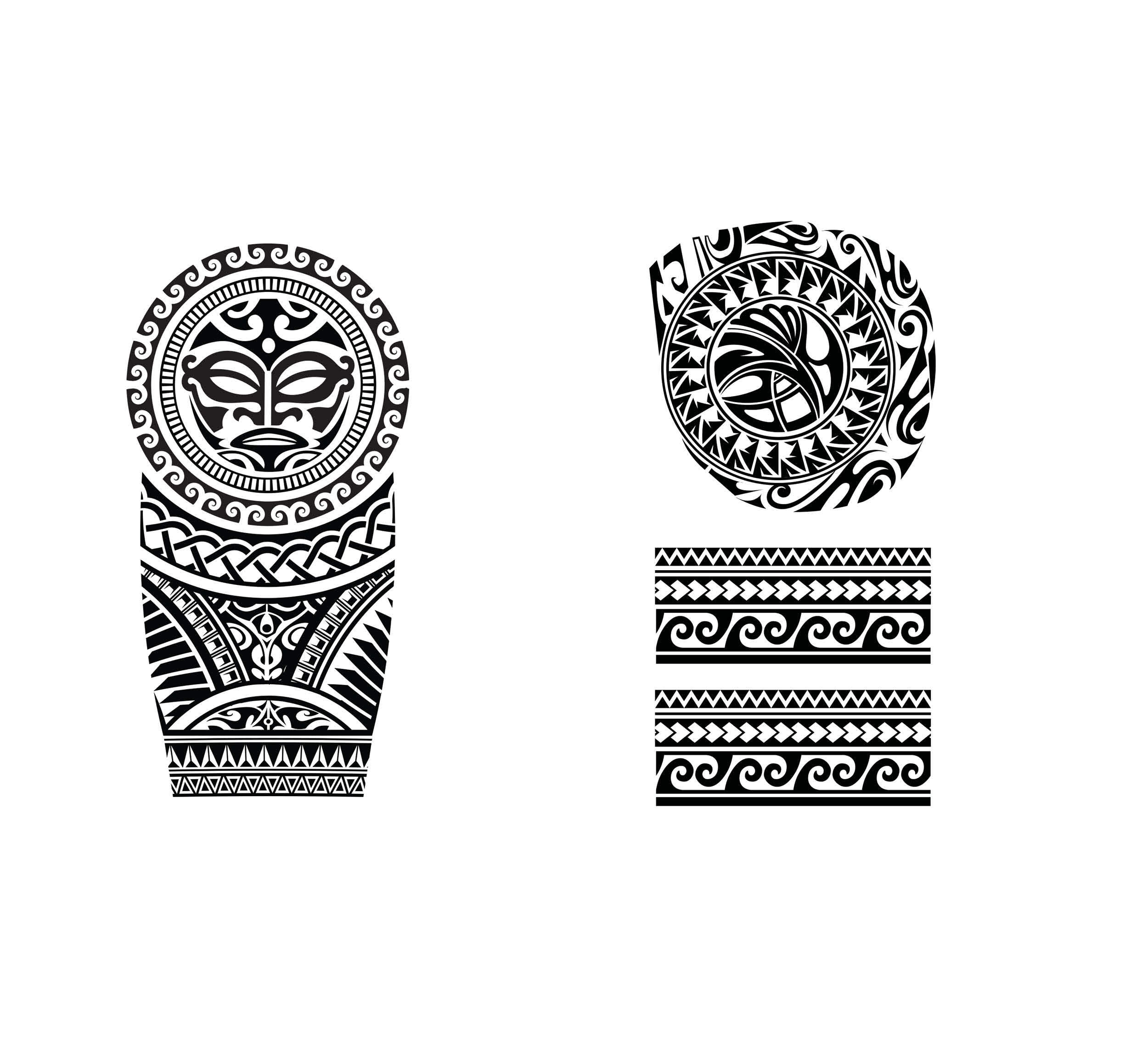 TATTOOS MAORIES, 14X30 CMS