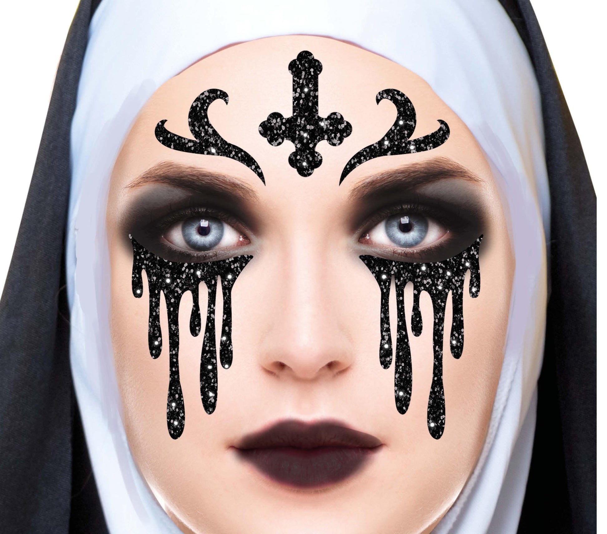 NUN FACE GLITTER, 13x15 CM