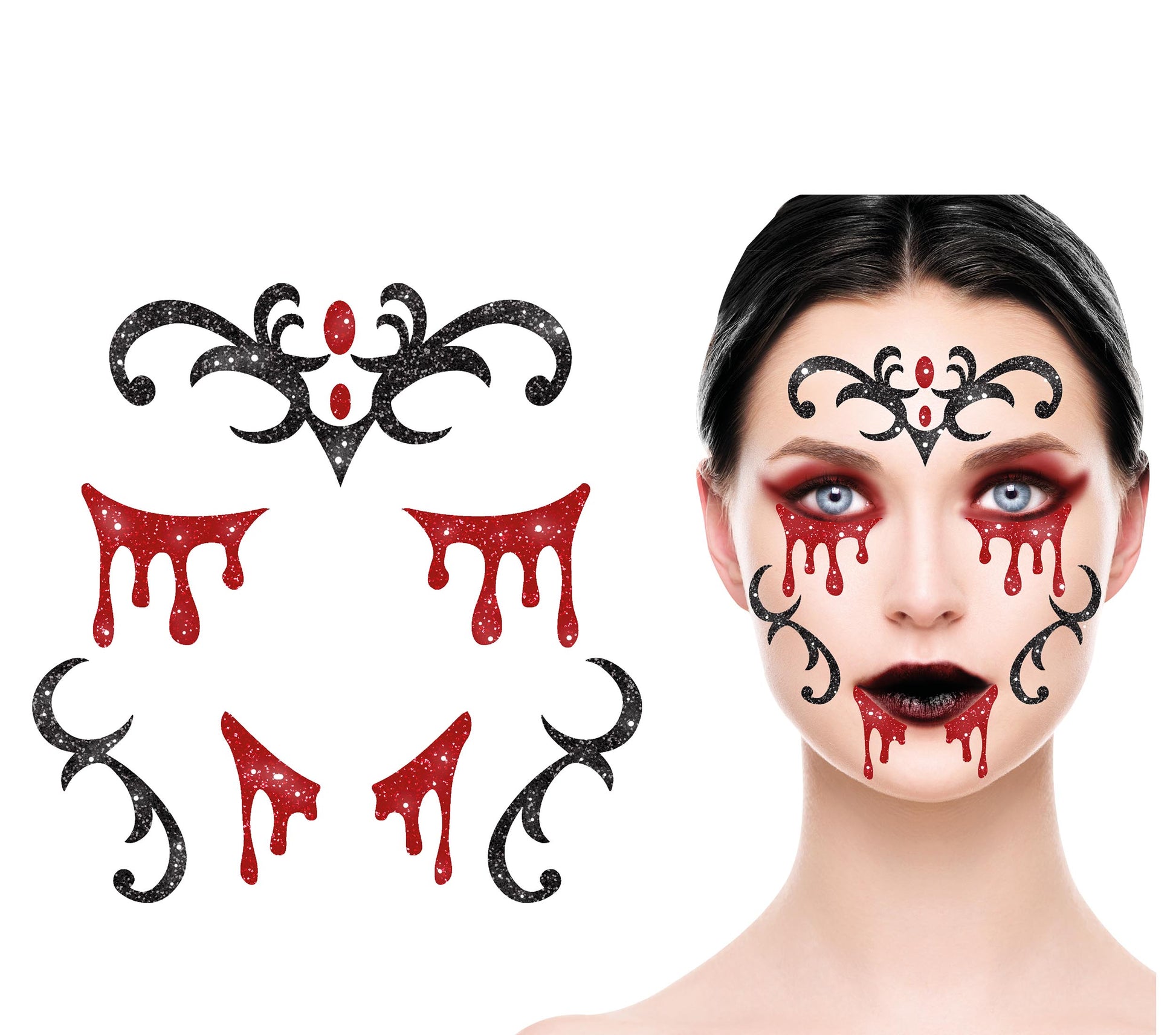 VAMP FACE GLITTER, 13x15 CM