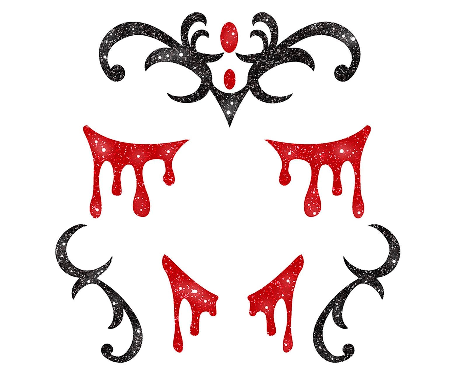 VAMP FACE GLITTER, 13x15 CM