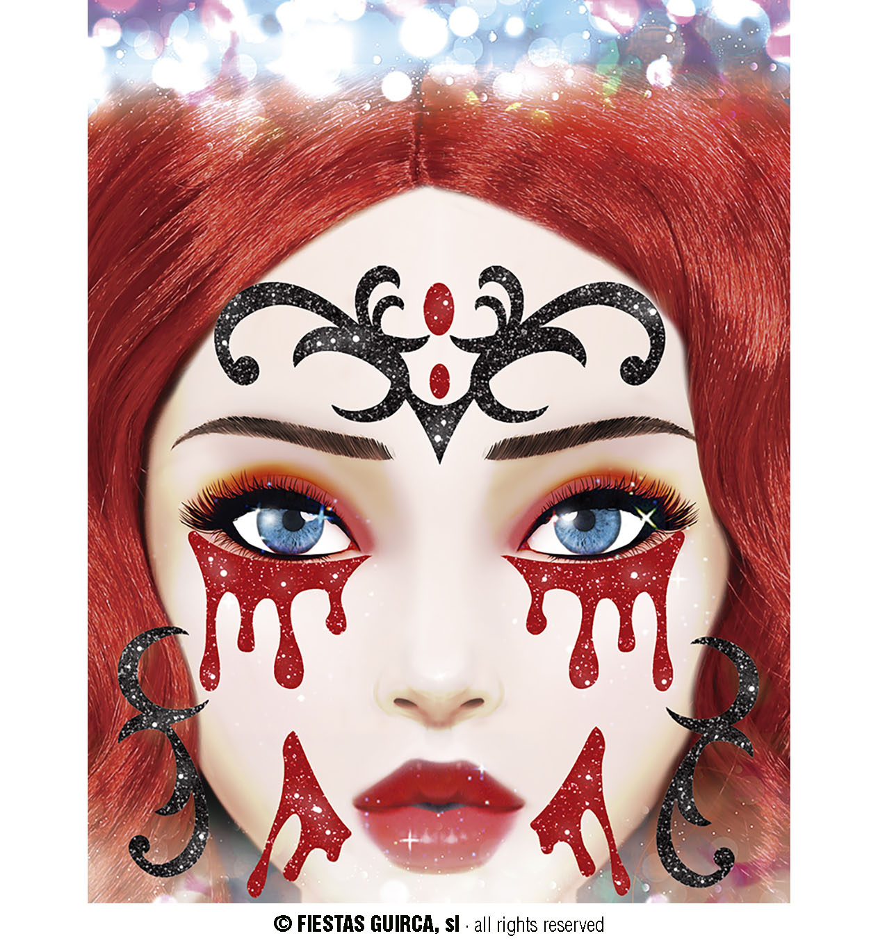 VAMP FACE GLITTER, 13x15 CM