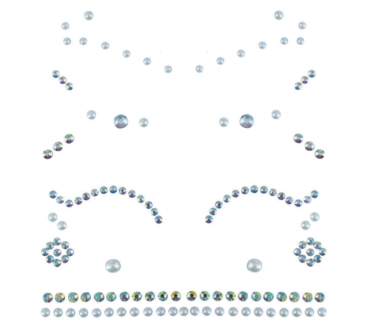 FACIAL JEWELS, EYELASHES & EYEBROWNS, BRILLIANT