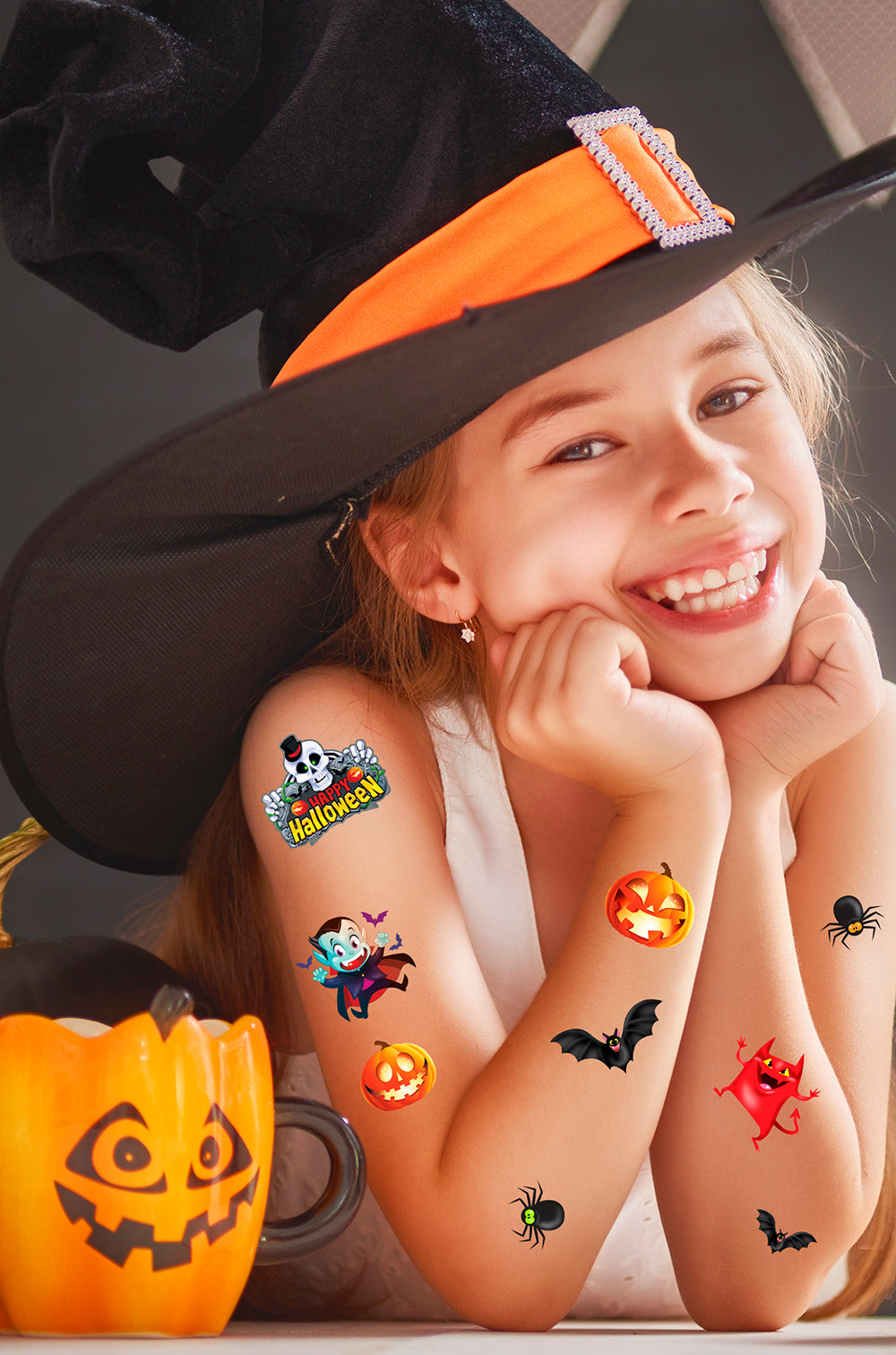 FUN HALLOWEEN TATTOO SHEET