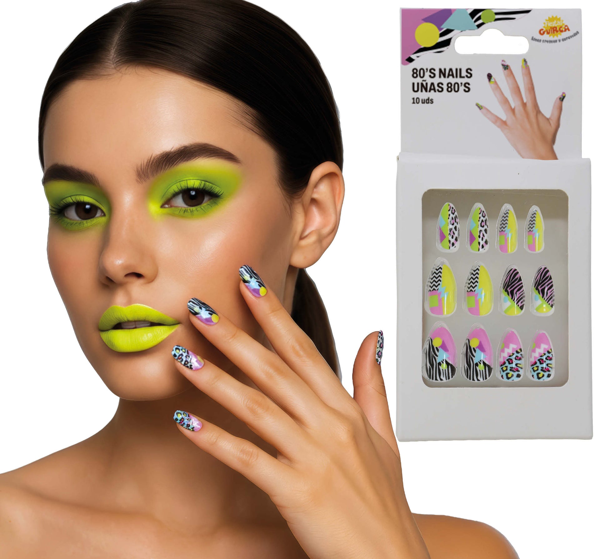 80S APRÈS-SKI NAILS WITH GLUE X 10