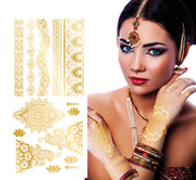 ORIENTAL GOLD TATTOO, 14X30 CMS