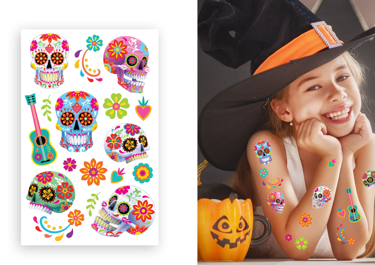 FUN HALLOWEEN TATTOO SHEET