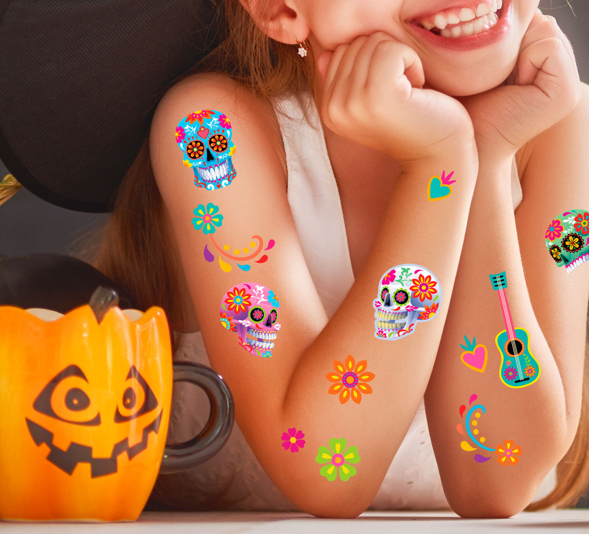 FUN HALLOWEEN TATTOO SHEET
