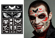 VAMPIRE MAKE UP STENCIL 14X20 CM