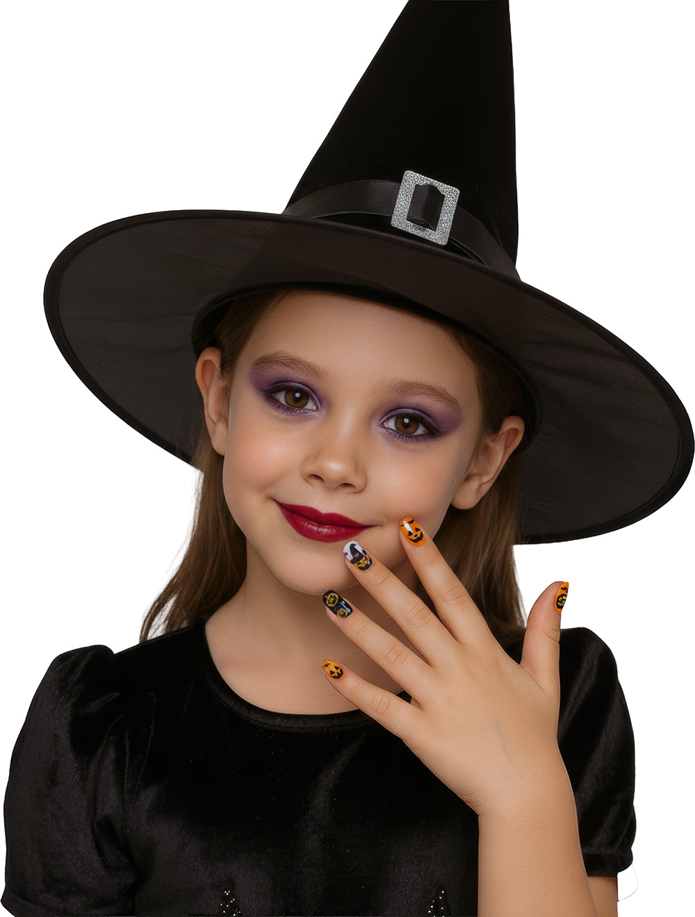 12 NAILS WITH GLUE, CHILDREN, HALLOWEEN
