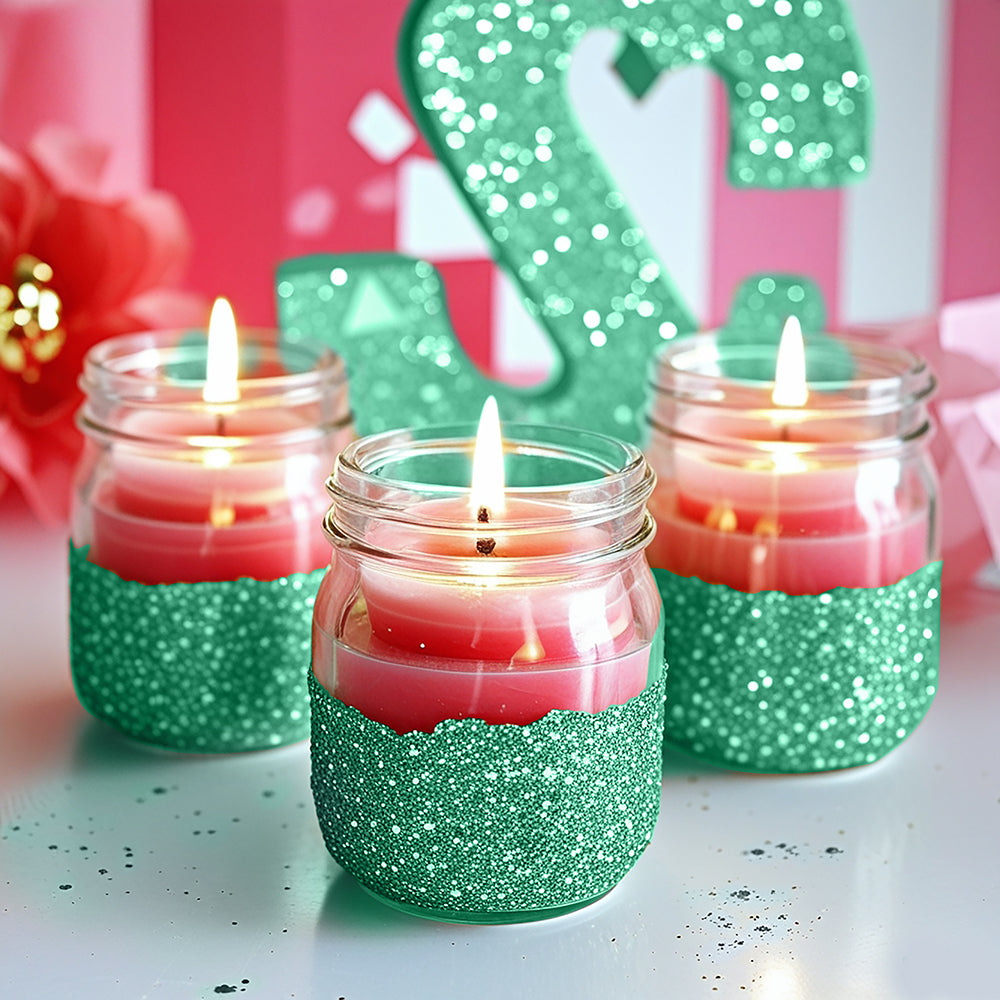 1 JAR OF BIODEGRADABLE GLITTER OF 10 GR GREEN