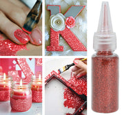 1 JAR OF BIODEGRADABLE GLITTER OF 10 GR RED