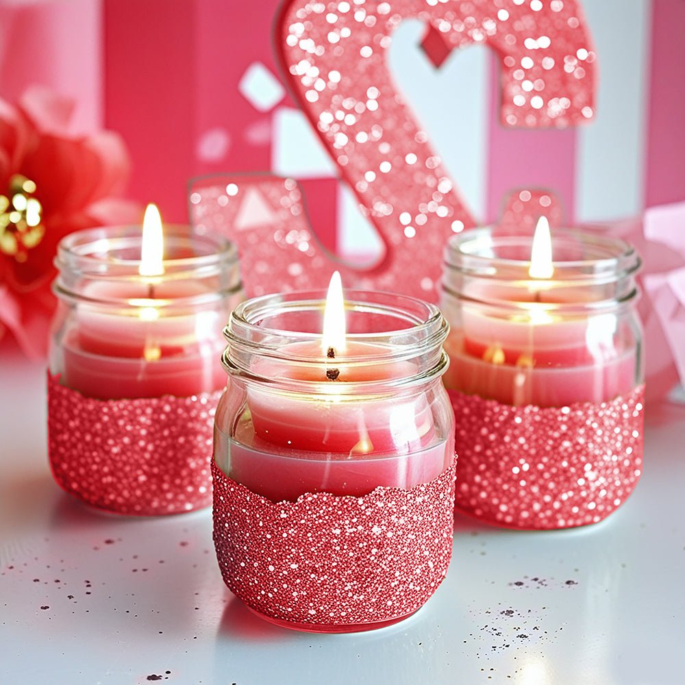1 JAR OF BIODEGRADABLE GLITTER OF 10 GR RED