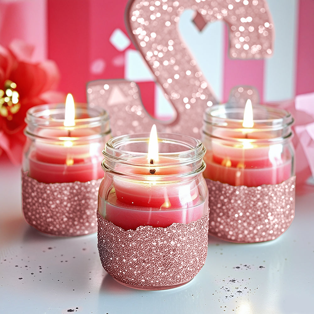 1 JAR OF BIODEGRADABLE GLITTER OF 10 GR PINK