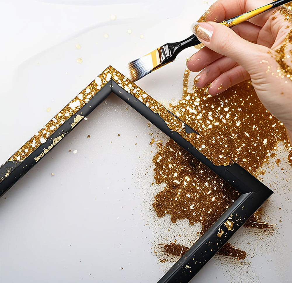 1 JAR OF BIODEGRADABLE GLITTER OF 10 GR GOLD
