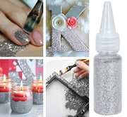 1 JAR OF BIODEGRADABLE GLITTER OF 10 GR SILVER